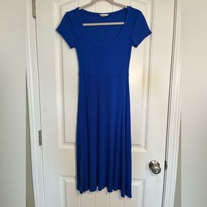 See You Monday Vibrant Blue Maxi Dress